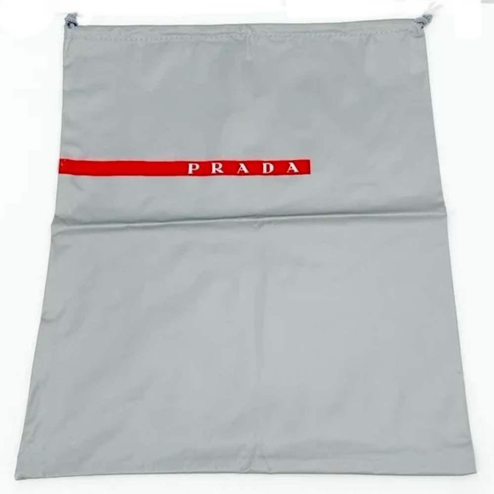 Prada Medium Vinyl Drawstring Dust/Storage Bag - image 1